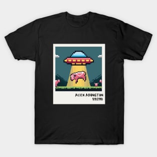 Alien abduction - 8 Bit T-Shirt